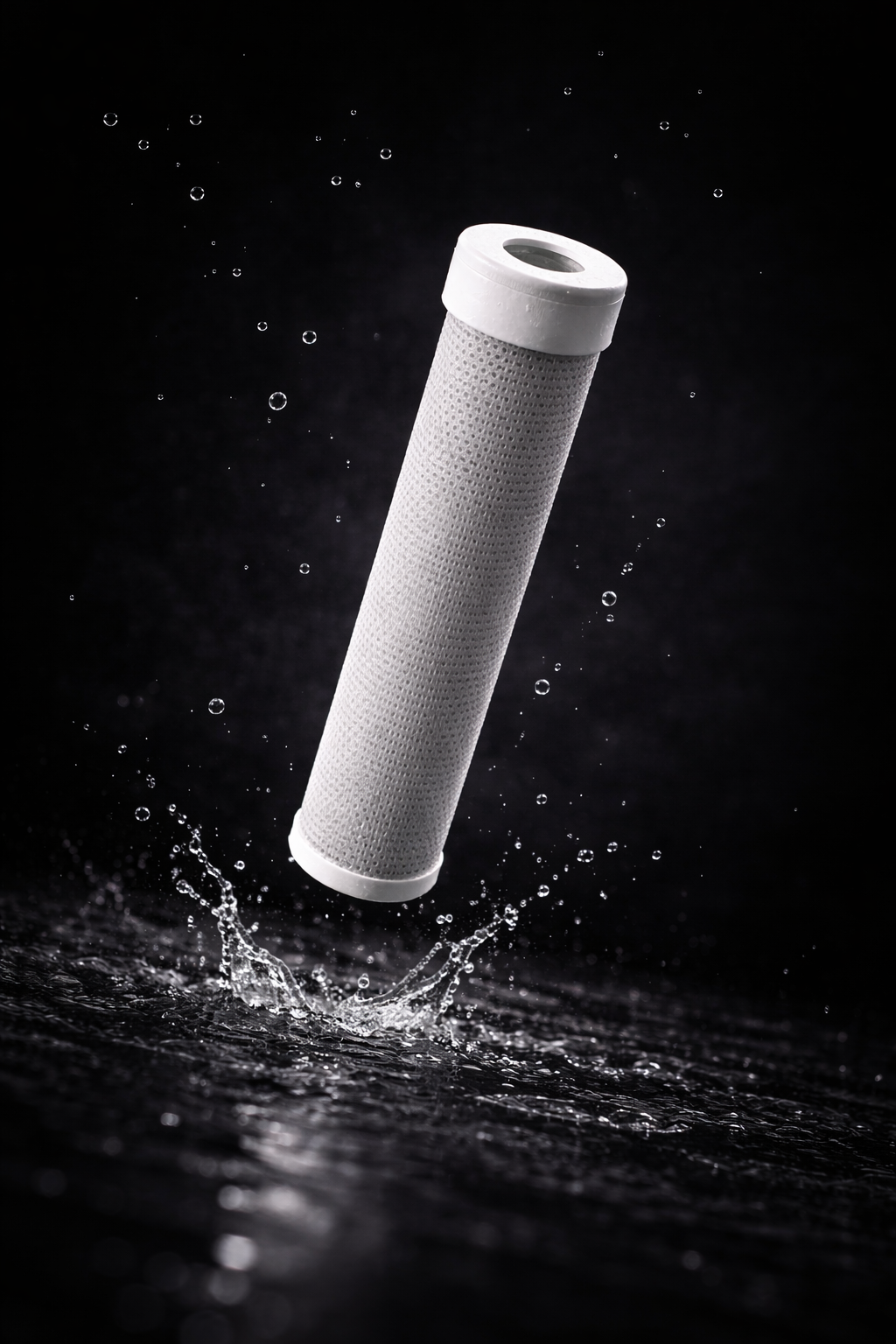 Cartouche filtre charbon actif Limpéa en suspension