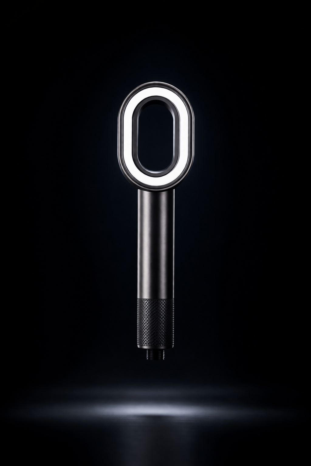 Limpéa pommeau de douche premium design oval — photo studio fond noir